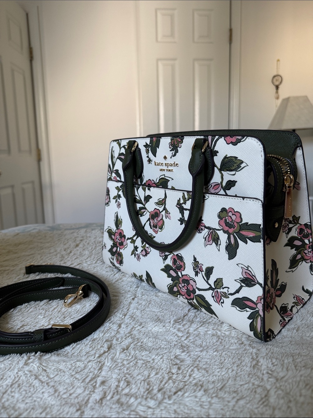 NEW Kate Spade Madison Forest Blooms Printed Floral Purse - Picture 2 of 11